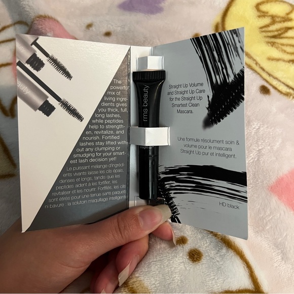RMS Beauty Straight Up Volumizing Peptide Mascara HD Black Travel Size - Picture 3 of 3